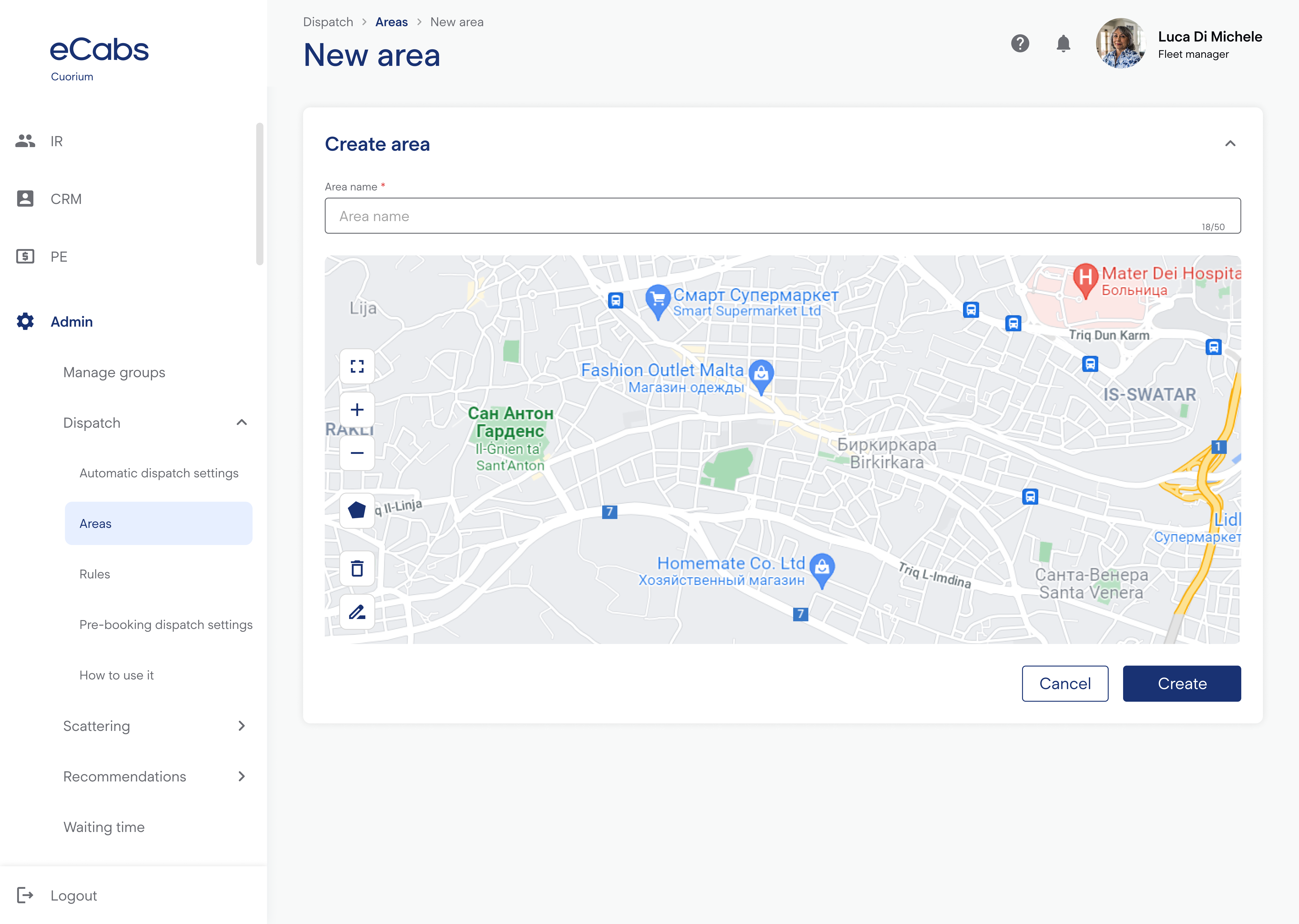 Dispatch-Areas_create